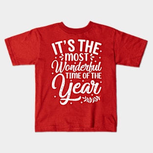 It's The Most Wonderful Time Of The Year Kids T-Shirt